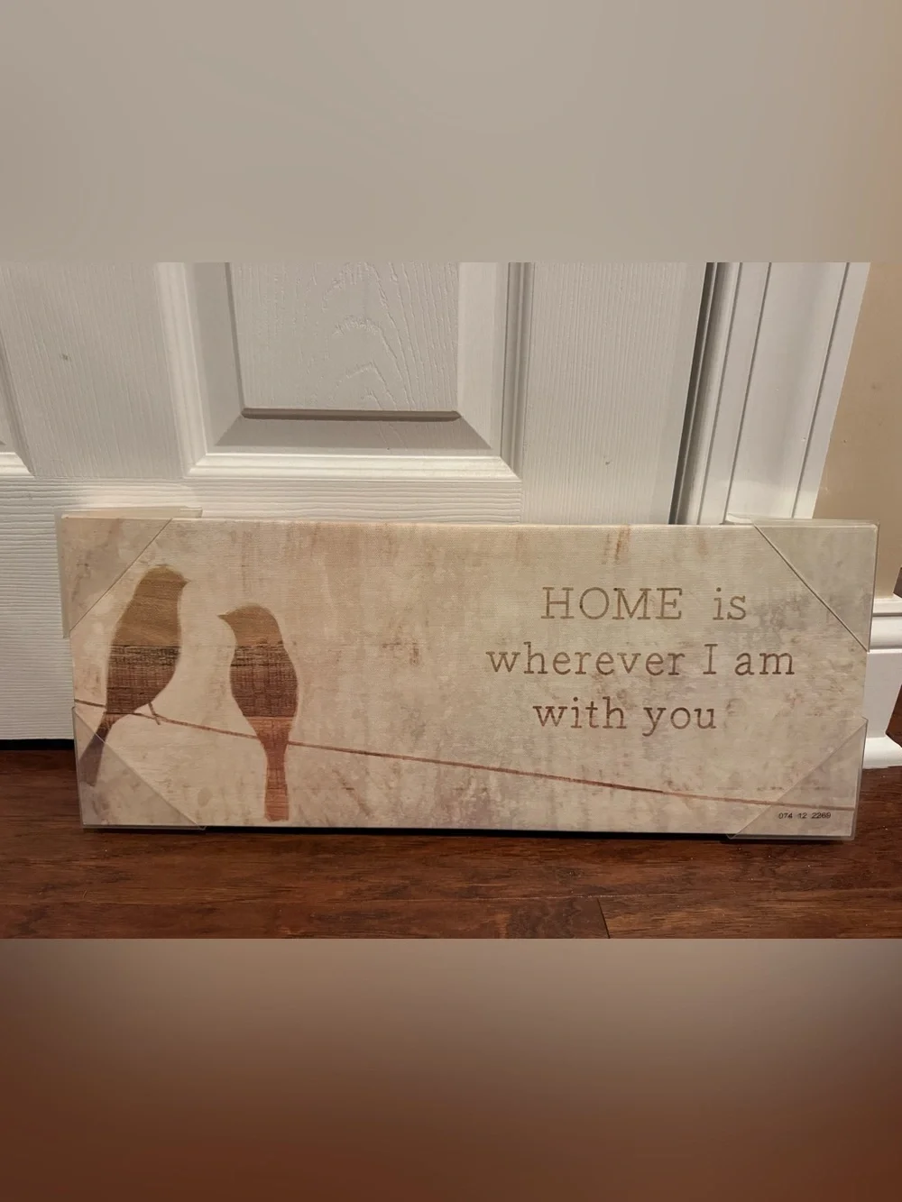 *NEW* Target Wall Art Two-Pack: Home Art Canvas Signs in Beige with Brown Birds